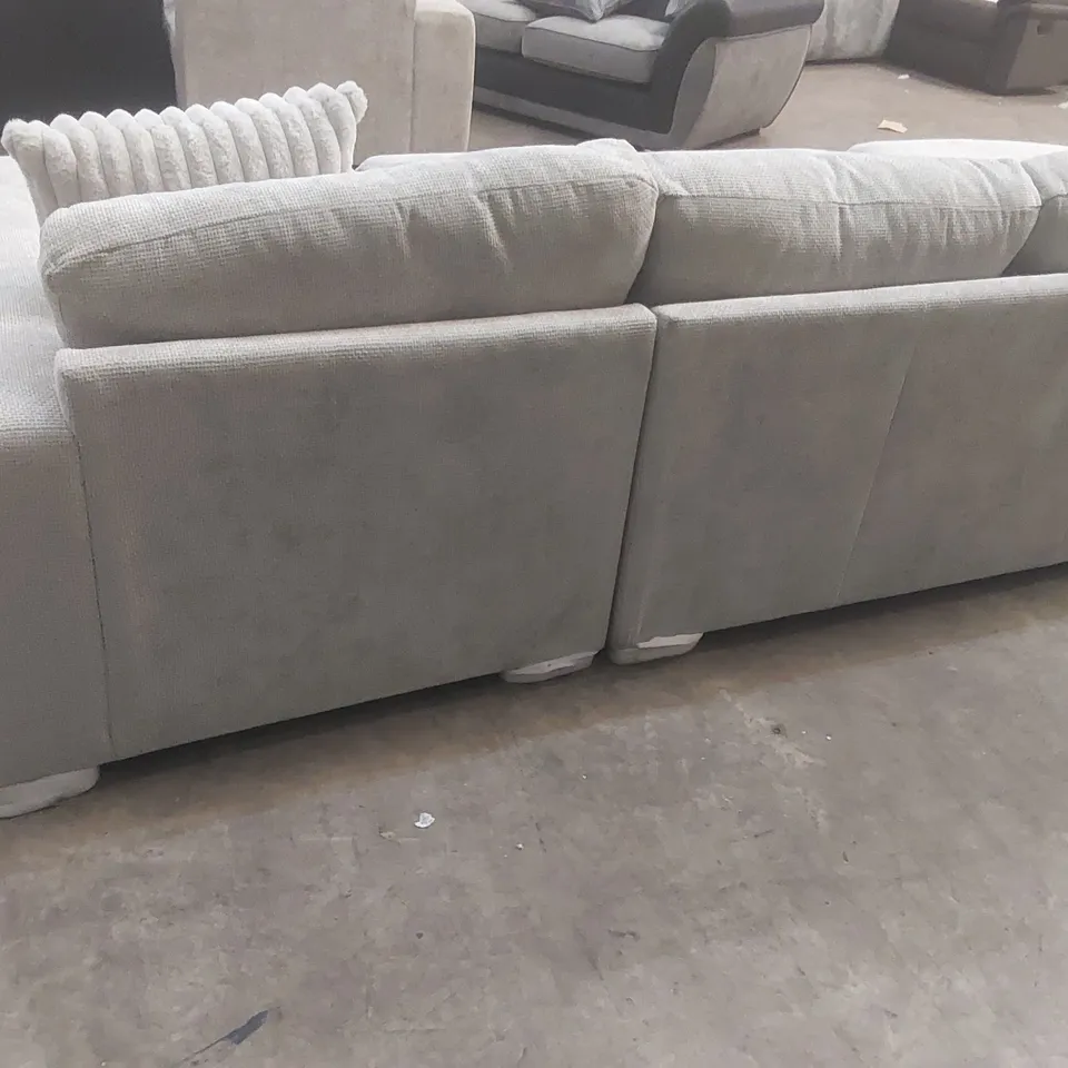 QUALITY DESIGNER BROADGATE LARGE U-SHAPE MODULAR SOFA WITH FOOTSTOOL