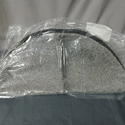 LOTUS GREY CIRCULAR RUG - SIZE 80 X 80CM 