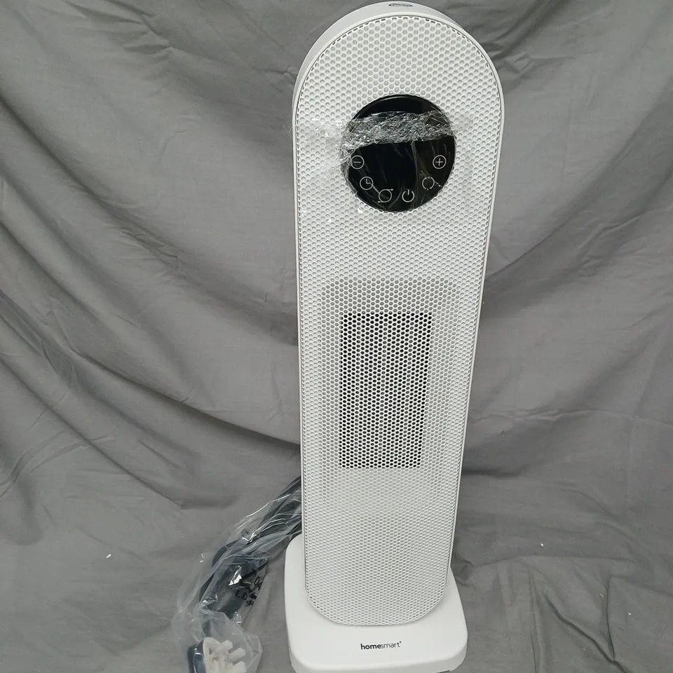 BOXED HOMESMART PORTABLE FAN HEATER IN WHITE