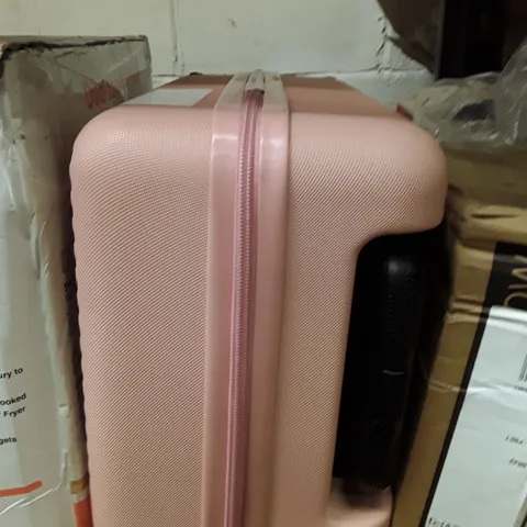 UNBOXED KEPLIN LUGG SMALL SIZE TRAVEL LUGGAGE WITH WHEELS PINK COLOUR