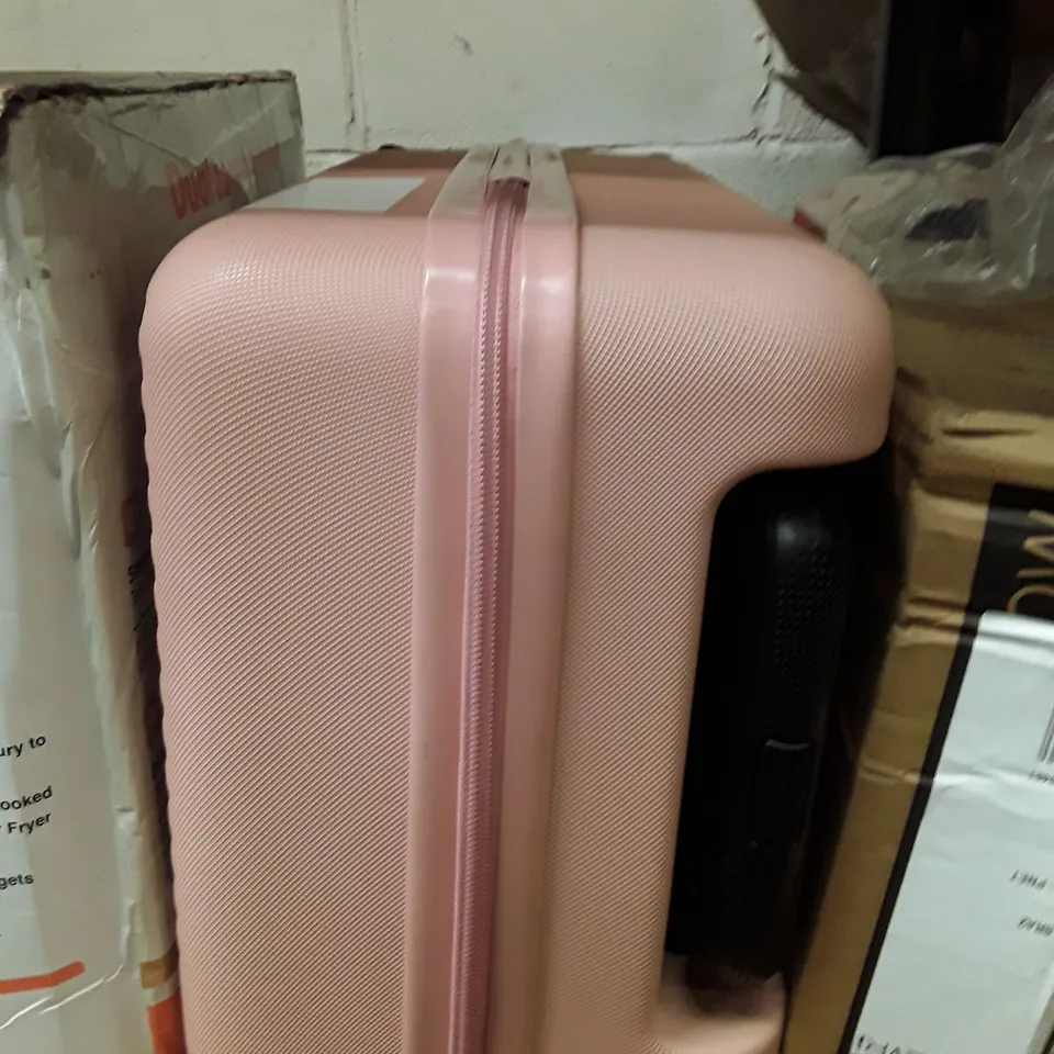 UNBOXED KEPLIN LUGG SMALL SIZE TRAVEL LUGGAGE WITH WHEELS PINK COLOUR