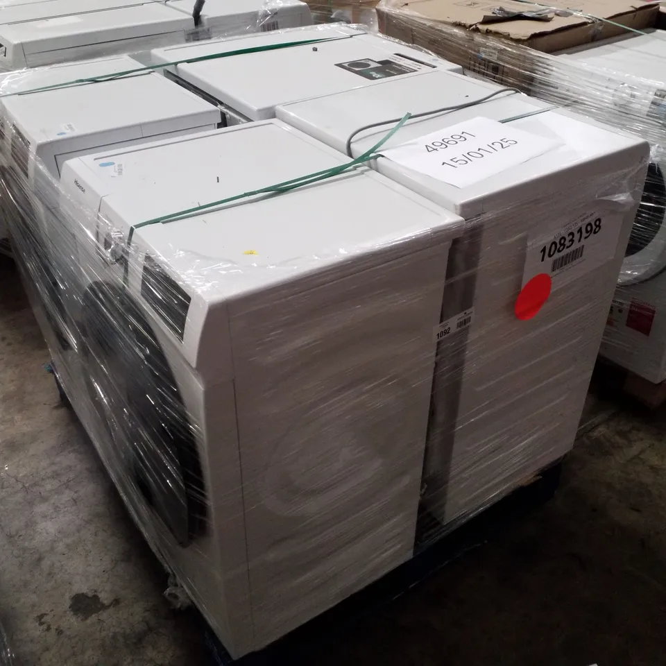 PALLET OF APPROXIMATELY 4 UNPROCESSED RAW RETURN WHITE GOODS TO INCLUDE;