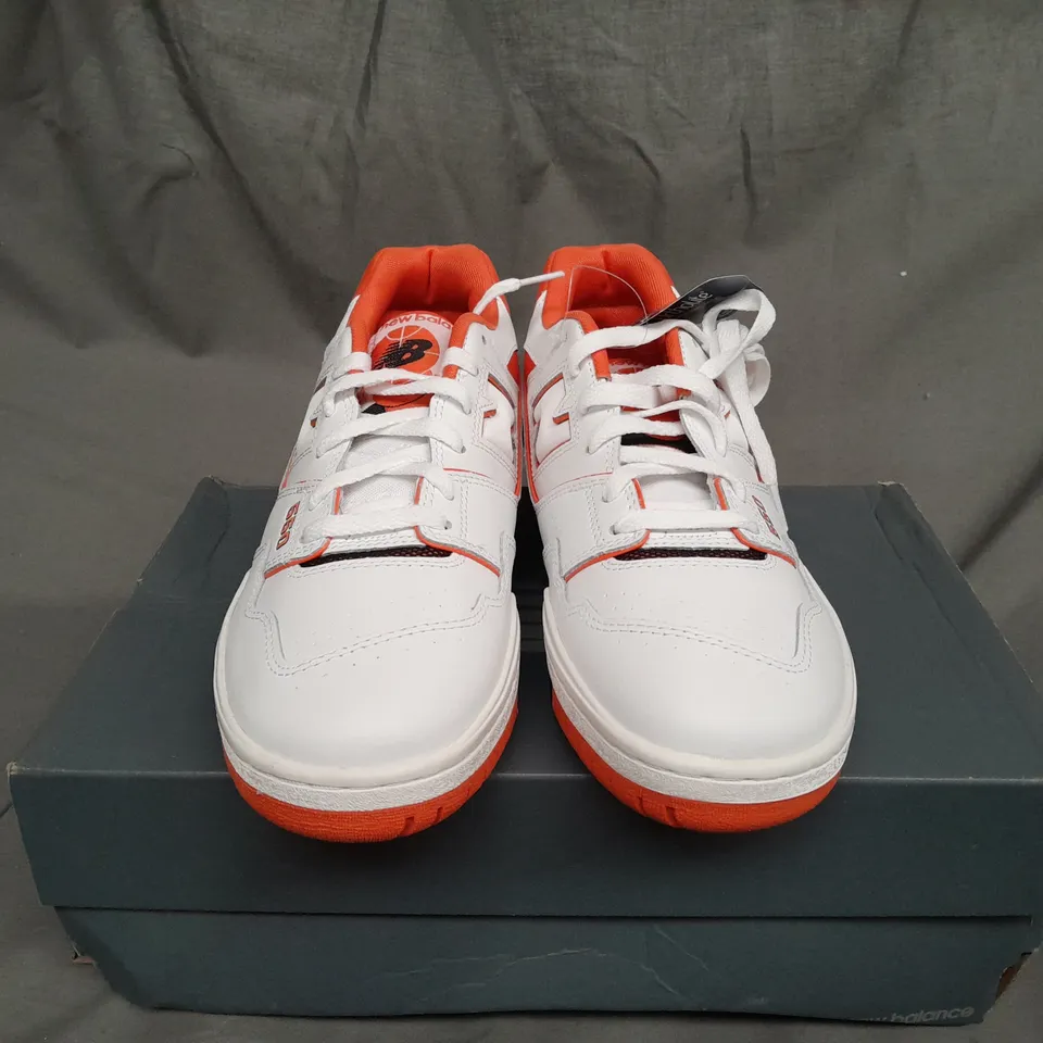 BOXED PAIR OF NEW BALANCE 550 TRAINERS SIZE 8.5