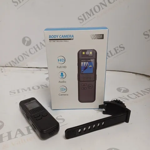 BOXED CS08 FULL HD BODY CAMERA