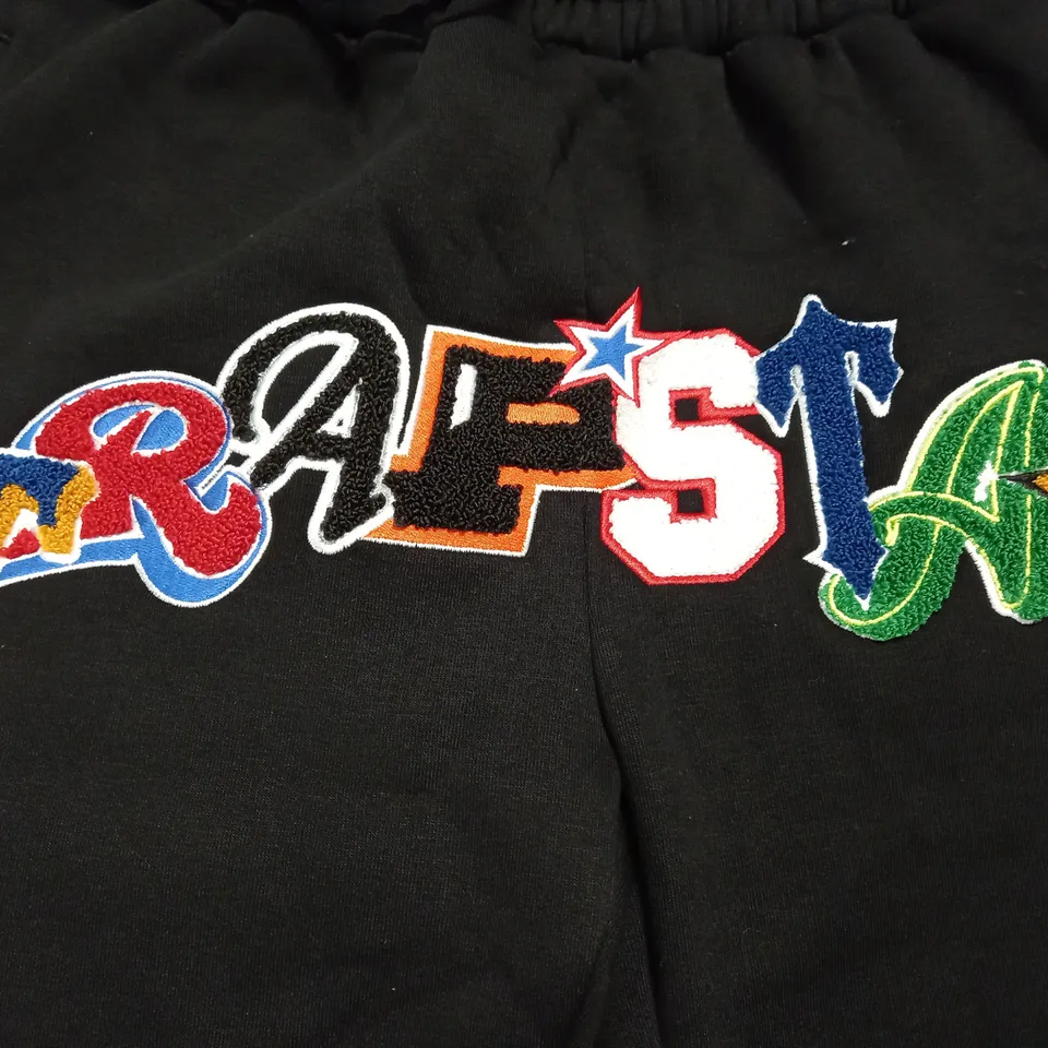 TRAPSTAR BLACK JOGGING BOTTOMS - SIZE S