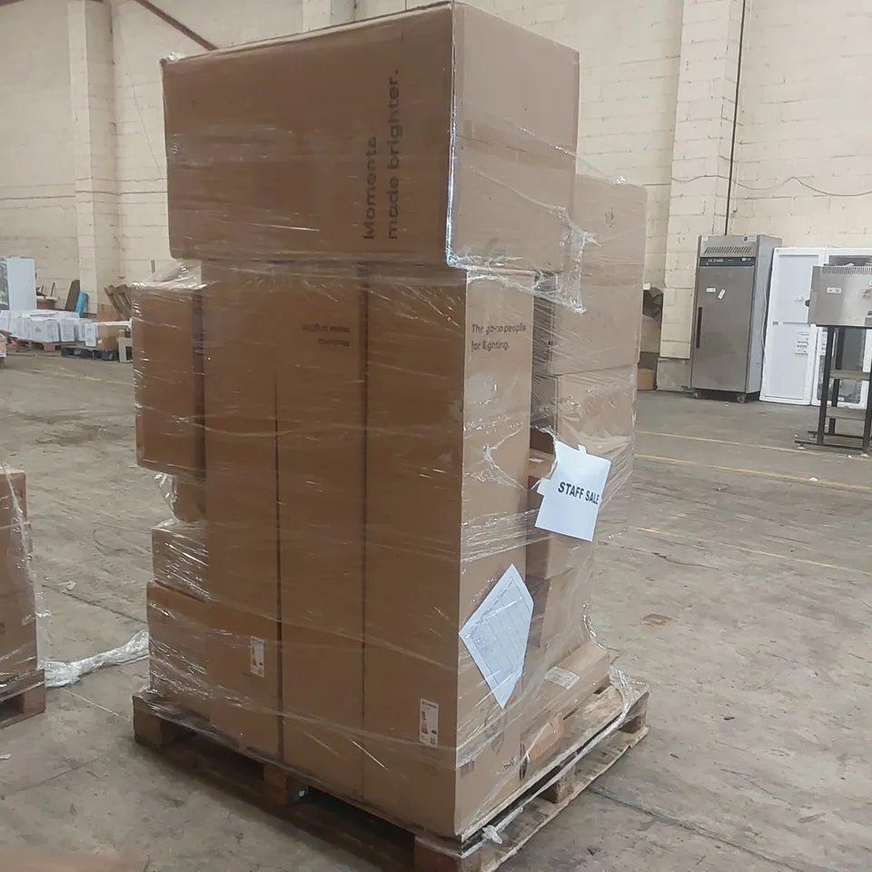 PALLET CONTAINING A VERY LARGE QUANTITY OF ASSORTED LIGHTING ITEMS