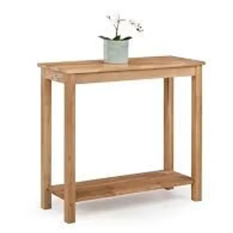 JULIAN BOWEN COXMOOR SOLID OAK CONSOLE TABLE - COLLECTION ONLY 