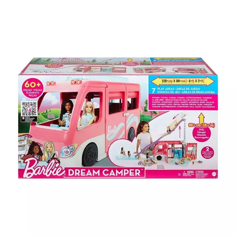 BOXED BARBIE DREAM CAMPER VEHICLE PLAYSET AND ACCESSORIES