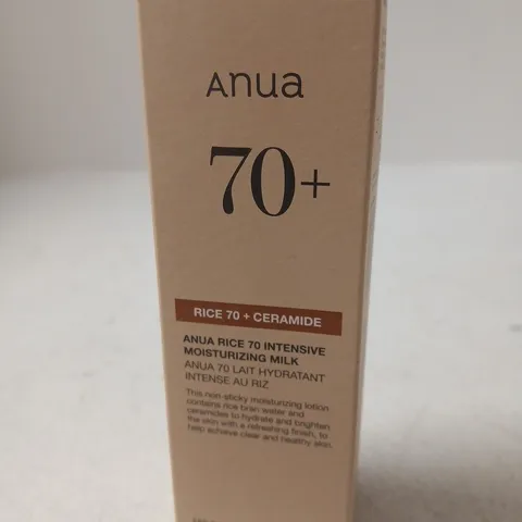 SEALED ANUA RICE 70 INTENSIVE MOISTURIZING MILK 150ML 