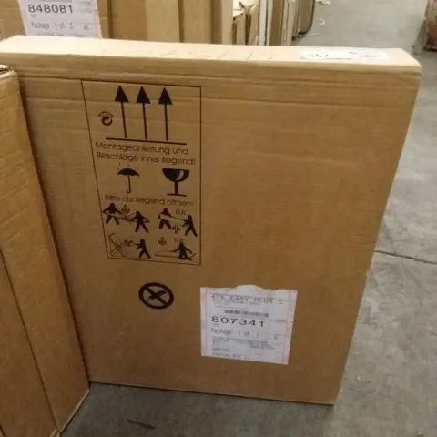 BRAND NEW BOXED STOCKHOLM 3 DRAWER BEDSIDE CABINET IN SILVER FIR AND GRAPHITE (1 BOX)