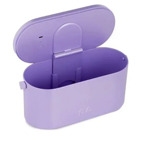 TILI PEARLESCENT STORAGE BOX WITH LED MIRROR LILAC