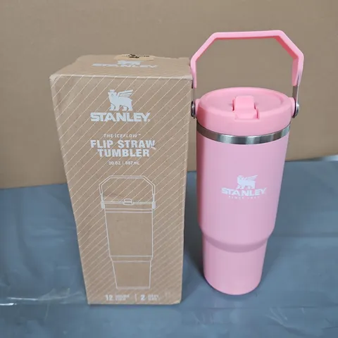 STANLEY THE ICEFLOW FLIP STRAW TUMBLER 30 OZ (887 ML) – PINK, WITH BOX