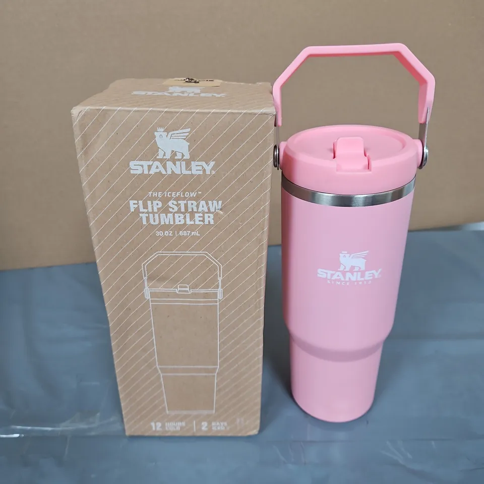STANLEY THE ICEFLOW FLIP STRAW TUMBLER 30 OZ (887 ML) – PINK, WITH BOX