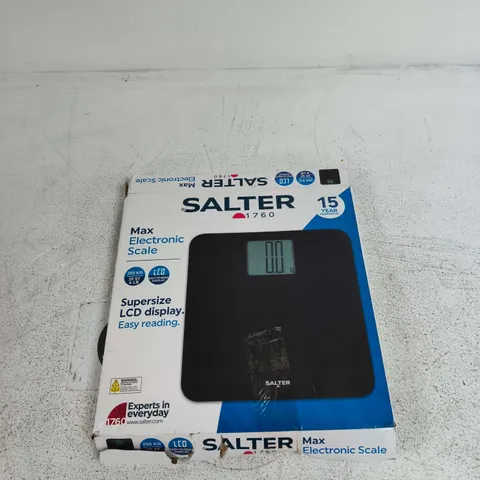 SALTER MAX ELECTRONIC SCALE – BOXED, 250 KG CAPACITY