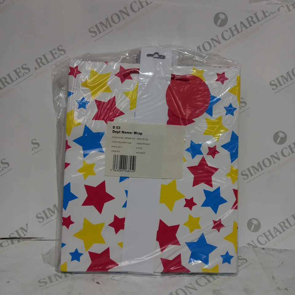 BOX OF APPROX 120 BRAND NEW HAPPY BIRTHDAY GIFT BAGS