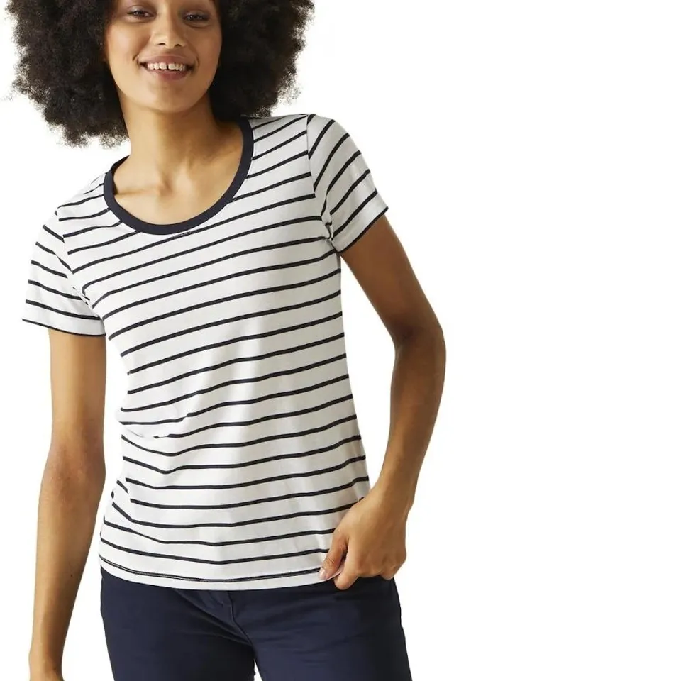 REGATTA FILANDRA VIIIV WHITE NAVY STRIPE SIZE 18