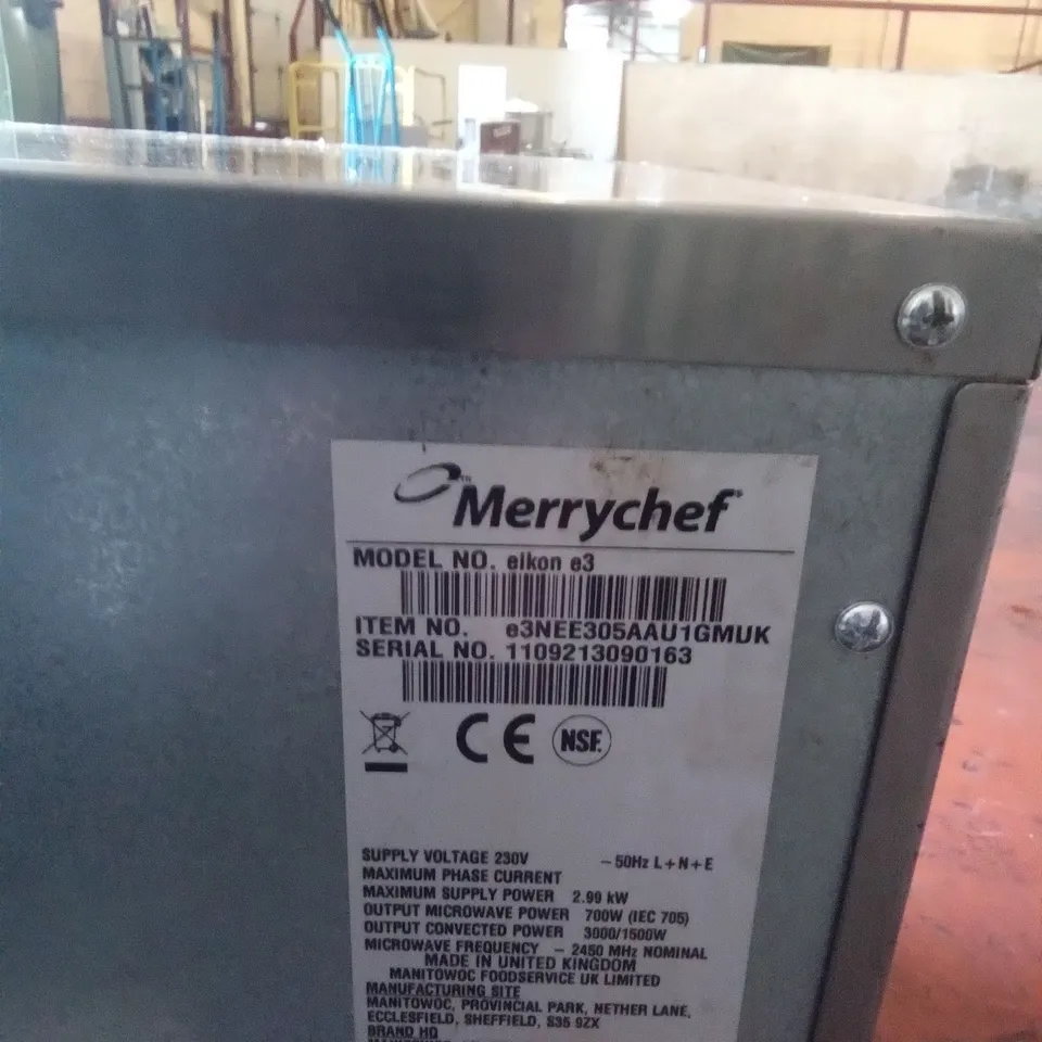 MERRYCHEF ELKON E3 COMMERCIAL OVEN 