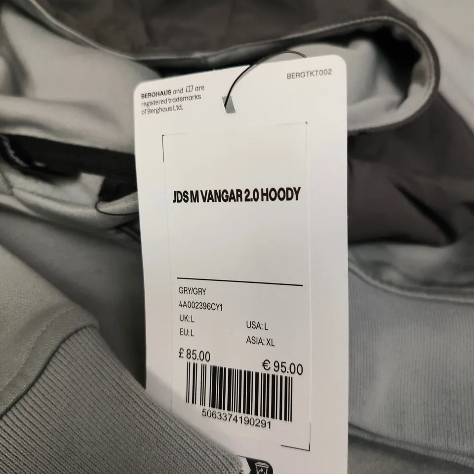 BERGHAUS M VANGAR 2.0 HOODY – GREY, UK L
