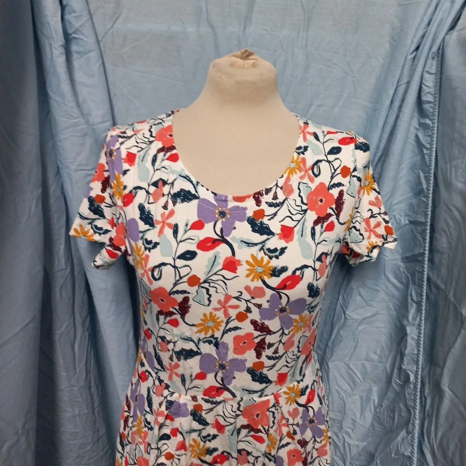 SEASALT CORNWALL VERONICA DRESS – FLORAL ORGANIC COTTON, UK 10