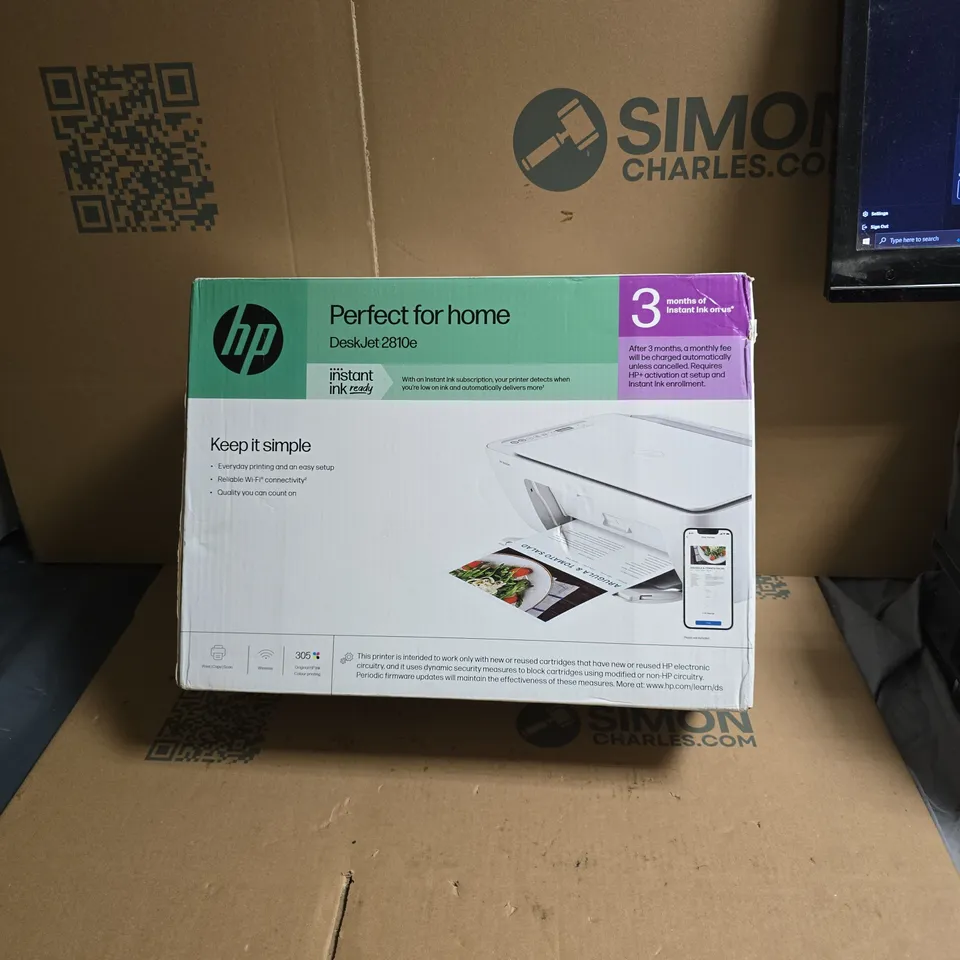 HP DESKJET 2810E PRINTER – BOXED, PERFECT FOR HOME