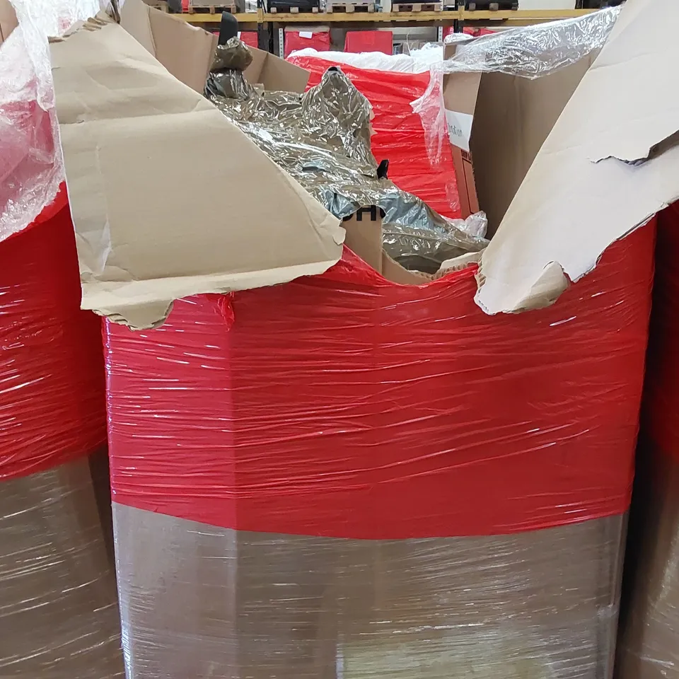 PALLET OF ASSORTED ITEMS INCLUDING: ELECTRIC BLANKET, INSECT KILLER. SOAP DISPENSERS, TOILET SEAT, BABY SLEEPING BAG