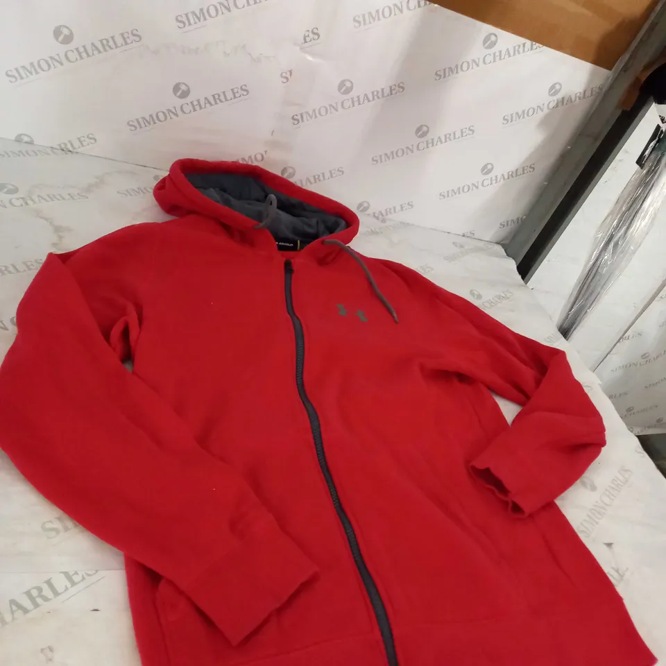 RED UNDER ARMOUR JACKET SIZE S