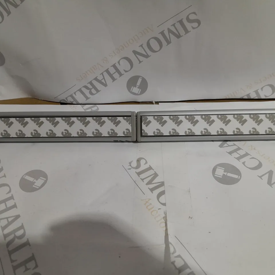 PAIR OF SFIXX BRUSHED ALUMINIUM MOTION SENSOR LIGHTS 