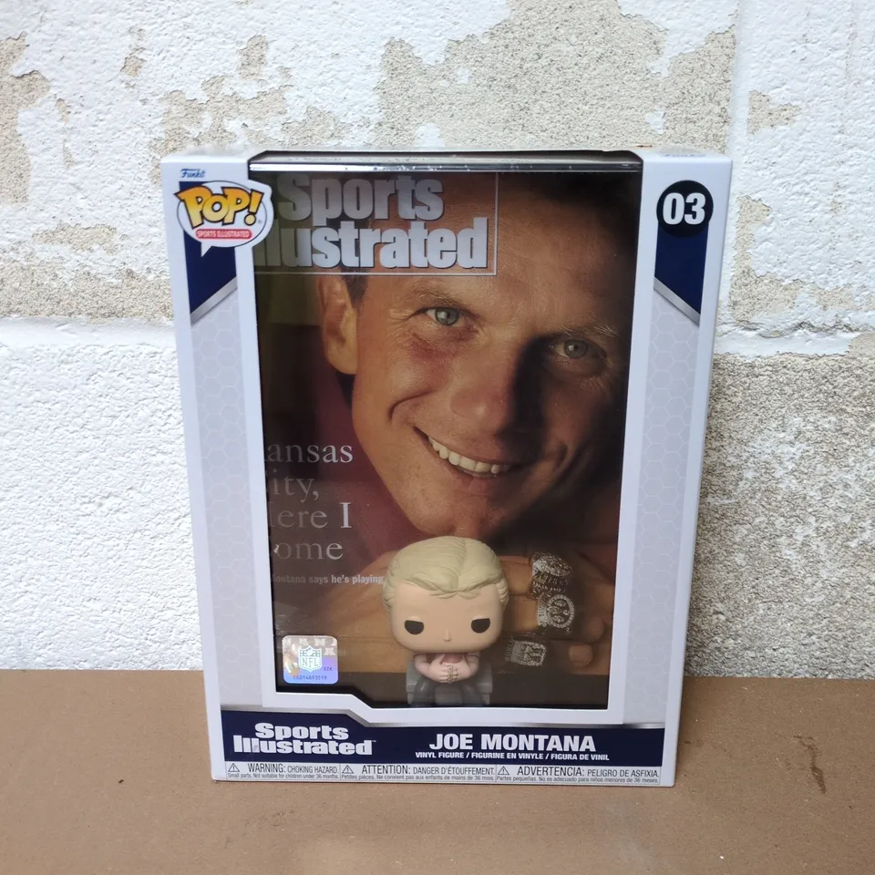 FUNKO POP SPORTS ILLUSTRATED JOE MONTANA VINYL FIGURE