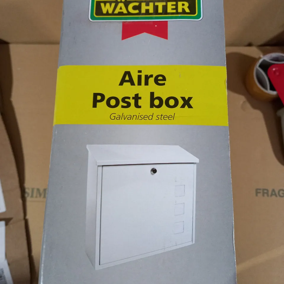 BURG WACHTER AIRE POST BOX GALVANISED STEEL