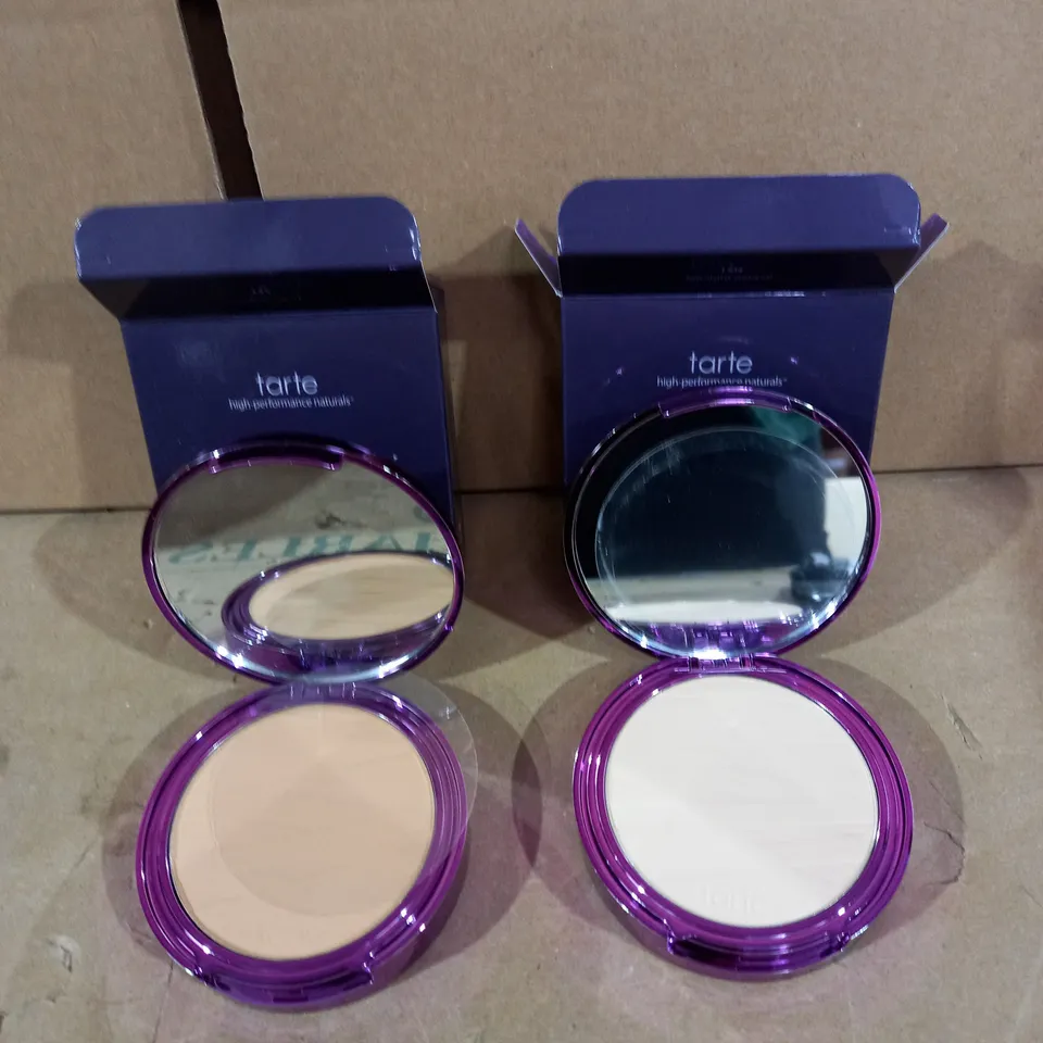 LOT OF 2 TARTE SHAPE TAPE PRESSED POWDER MAKEUP
