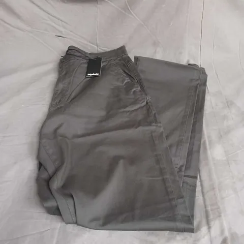 BIGDUDE TROUSERS IN CHARCOAL SIZE 40/36