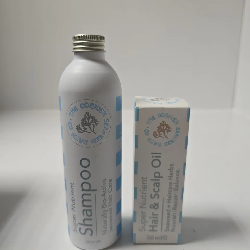 SUPER NUTRIENT SHAMPOO 280ML & HAIR & SCALP OIL 50ML – HAIR CARE SET