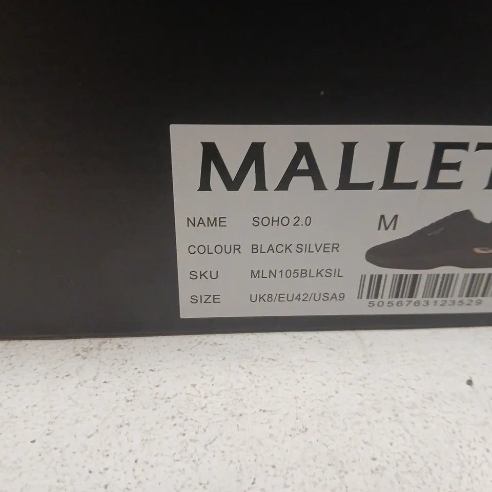 MALLET LDN SOHO 2.0 SNEAKERS – BLACK, UK8 (EU42 / USA9)