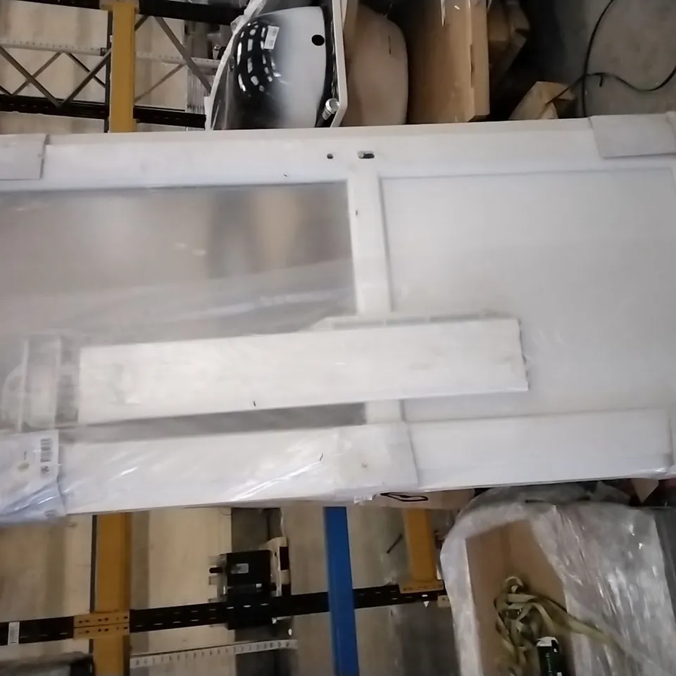 PVCU HALF GLAZED CLEAR BACK DOOR RIGHT HAND OPENING 2055 × 920MM