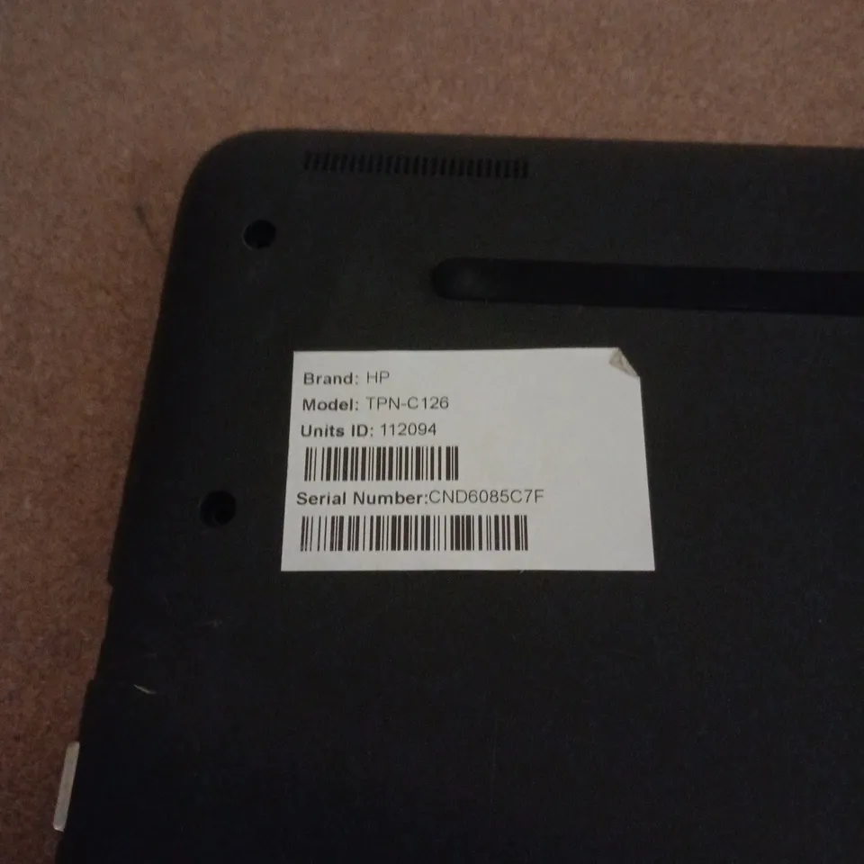 HP LAPTOP - MODEL TPN-C126