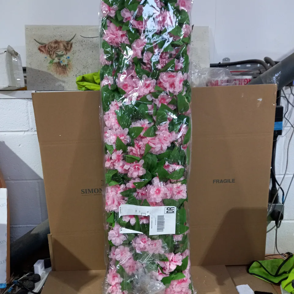 SMART SOLAR 75 LED SOLAR IN-LIT PINK BLOSSOM TRELLIS COLLECTION ONLY RRP £54.99