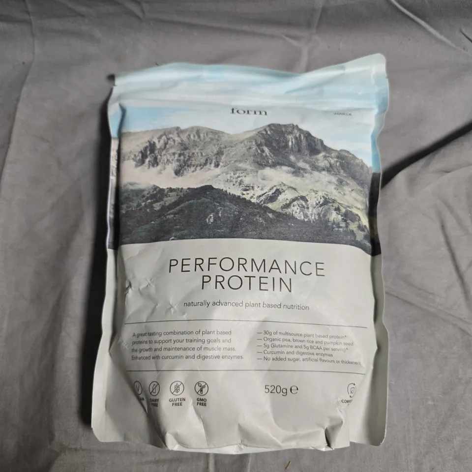 SEALED FORM PERFORMANCE PROTEIN - VANILLA - 520G