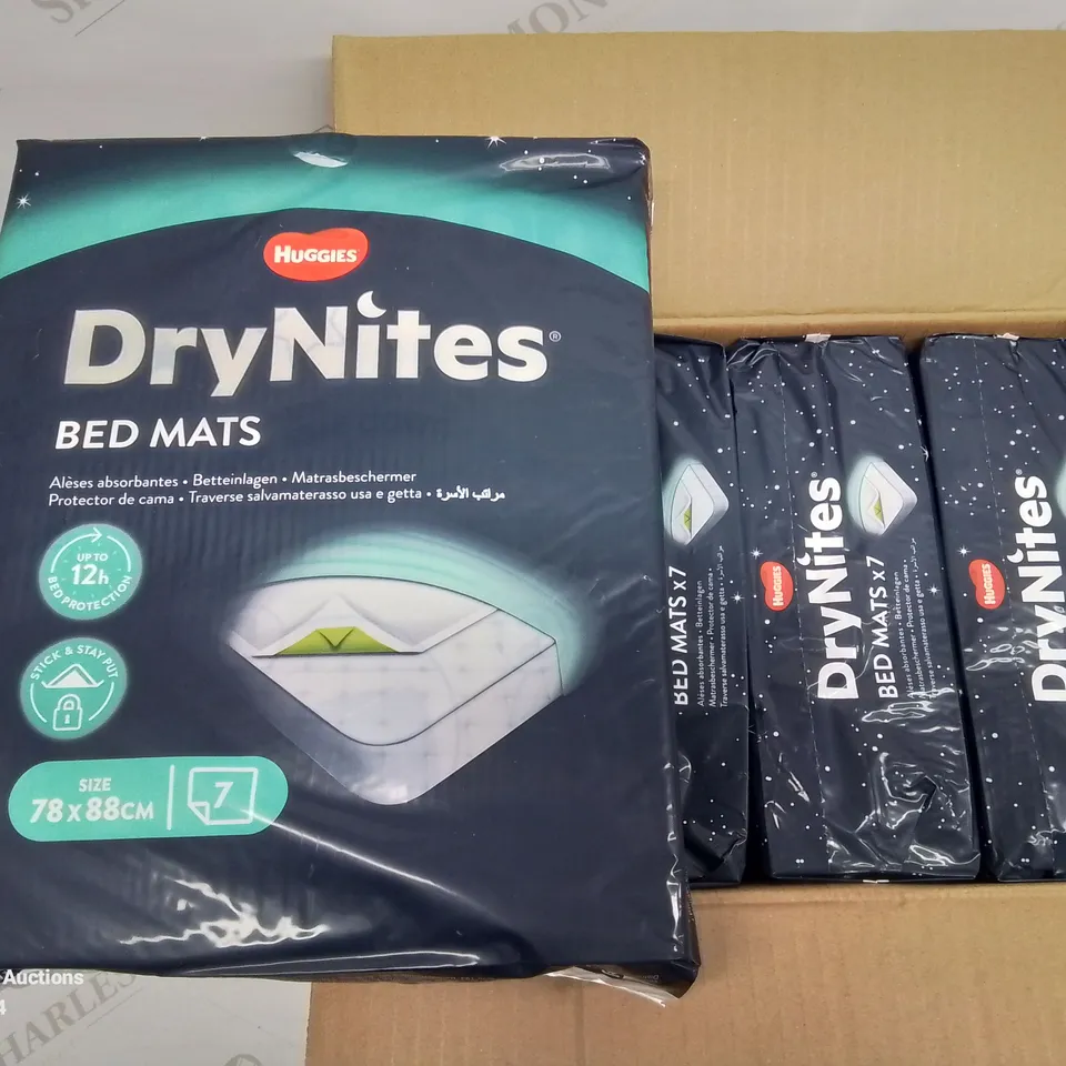 BRAND NEW BOXED HUGGIES 4-PACK OF DRYNITES BED MATS 