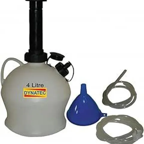 BOXED 4 LITRE OIL FLUID EXTRACTOR FUEL PUMP SYPHON TRANSFER 4L
