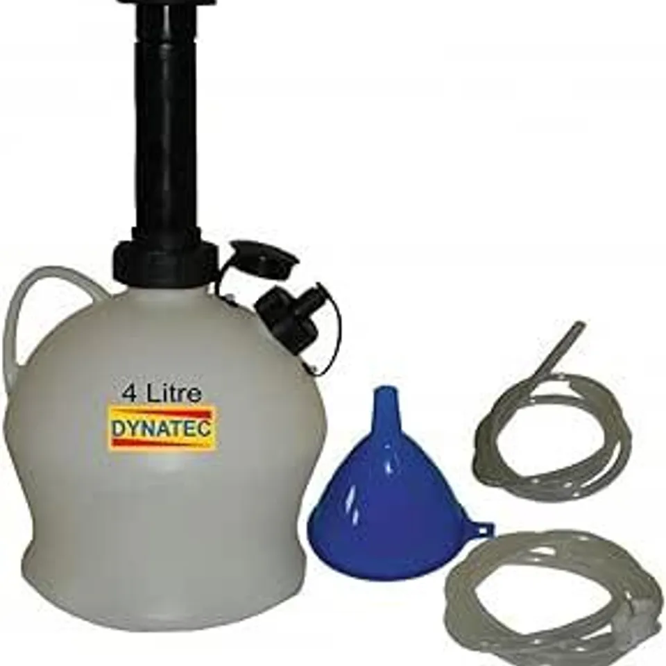 BOXED 4 LITRE OIL FLUID EXTRACTOR FUEL PUMP SYPHON TRANSFER 4L