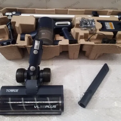 BOXED TOWER VL35PLUS 22.2V CORDLESS 3-IN-1 VACUUM CLEANER WITH ANTI-TANGLE MOTORISED FLOORHEAD