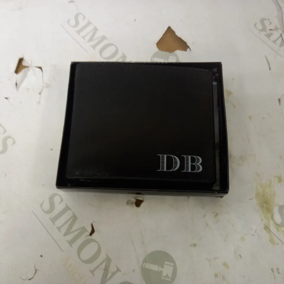 BLACK LEATHER WALLET  RRP £30