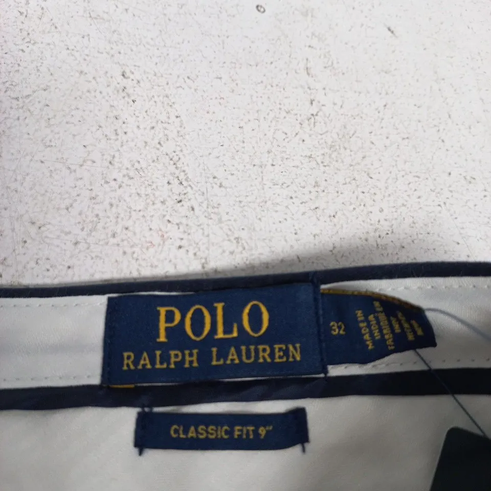POLO RALPH LAUREN CLASSIC FIT NAVY SHORTS – UK 32
