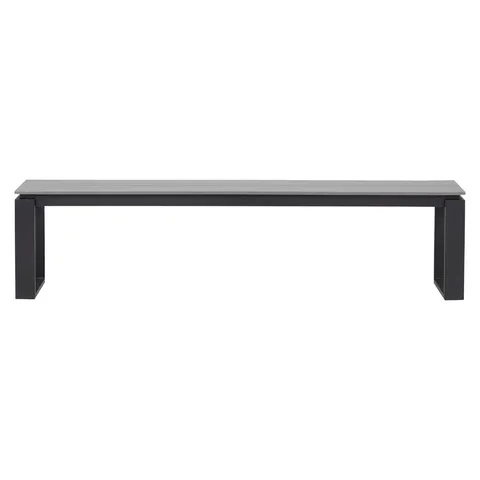 BOXED KELLEN POWDER COATED ALUMINIUM GARDEN BENCH (1 BOX)