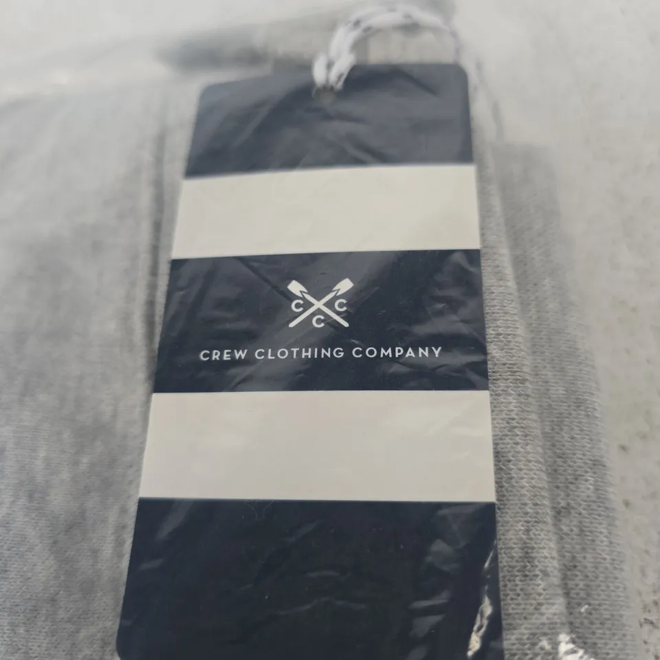 CREW CLOTHING ESSENTIAL JOGGER – GREY MARL, UK XL