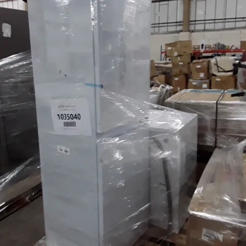 SIA 5050 INTEGRATED WHITE BUILT IN FRIDGE FREEZER AND MIDEA FREESTANDING WASHING MACHINE 8KG WHITE - UNPROCESSED RAW RETURNS