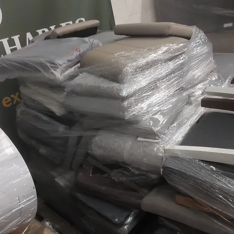 PALLET CONTAINING A LARGE QUANTITY OF DESIGNER CHAIR PARTS