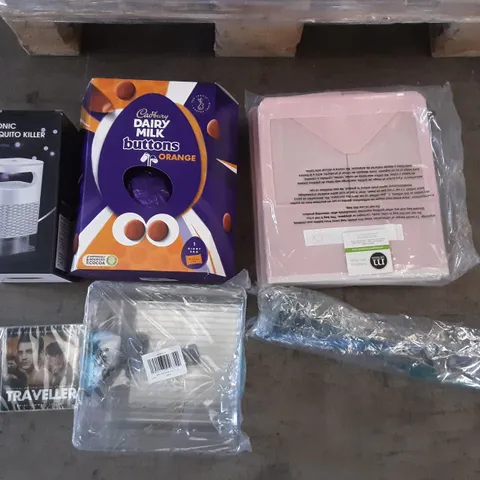 PALLET OF ASSORTED HOMEWARE ITEMS TO INCLUDE MOSQUITO KILLERS, STORAGE BOXES, CHOCOLATE EGGS ETC