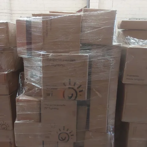 PALLET CONTAINING A VERY LARGE QUANTITY OF ASSORTED DESIGNER LIGHTING PRODUCTS