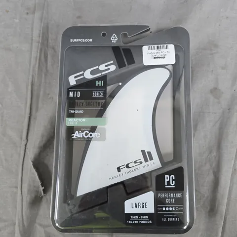 FCS II HARLEY INGLEBY MID II SURFBOARD FIN – LARGE (TRI-QUAD, AIRCORE, PC)